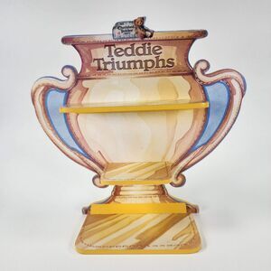 1998 Enesco Cherished "Teddie Triumphs" Display Stand #482072 Priscilla Hillman